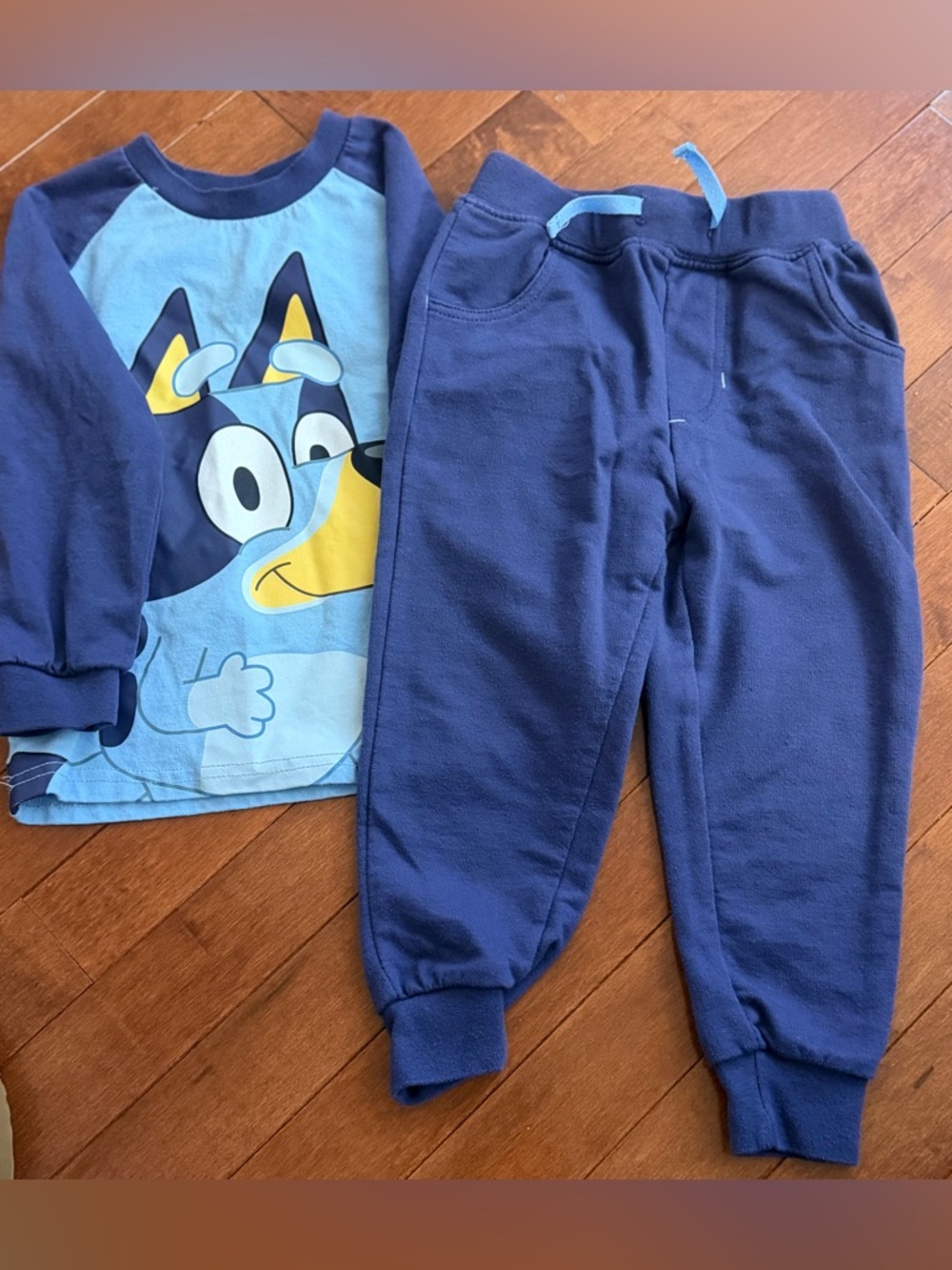 Bluey Toddler Boys T-Shirt and Jogger French Terry Pants Outfit Set